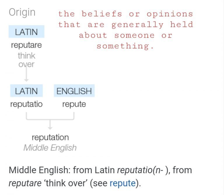 15/65 – Reputation