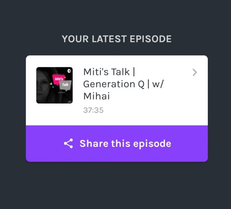 Miti’s Talk | Generation Q | w/ Mihai – short video